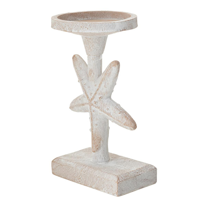 Mudo Home Starfish Mumluk Beyaz 11x10x20 Cm