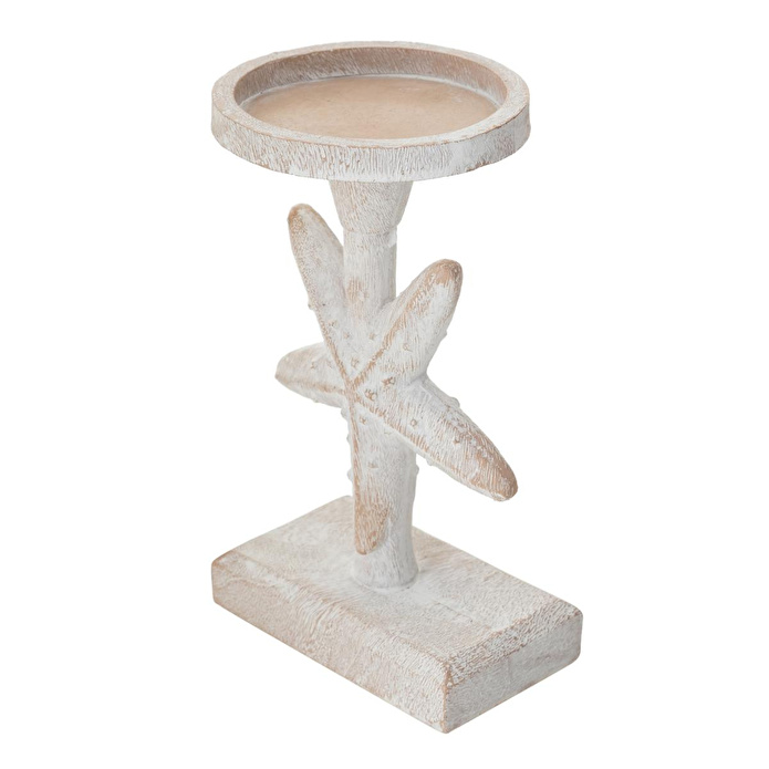 Mudo Home Starfish Mumluk Beyaz 11x10x20 Cm