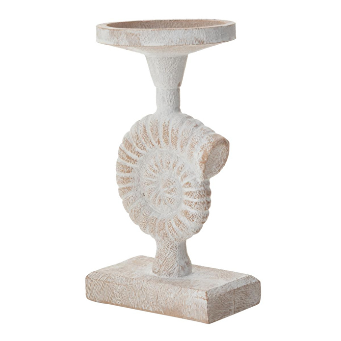 Mudo Home Shell Mumluk Beyaz 11x10x21 Cm