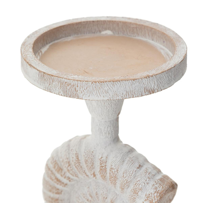 Mudo Home Shell Mumluk Beyaz 11x10x21 Cm