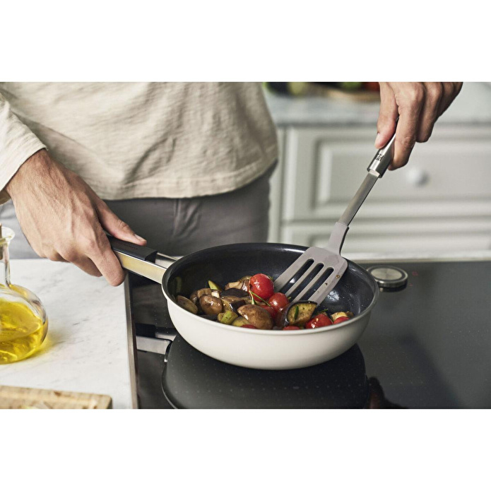 Zwilling Pure Kızartma Tavası 20cm Seramik Kaplama Fildişi
