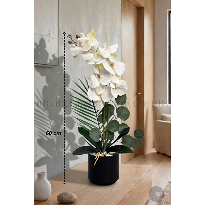 Biçiçek Yapay Phalaenopsis Orkide Buyuk Boy