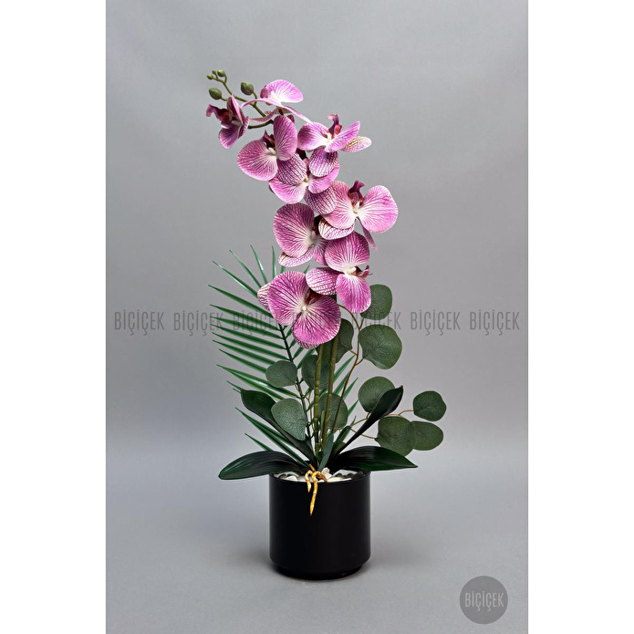 Biçiçek Yapay Phalaenopsis Orkide Buyuk Boy
