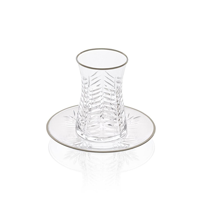 The Mia Wheat Çay Seti Gümüş 12 Parça