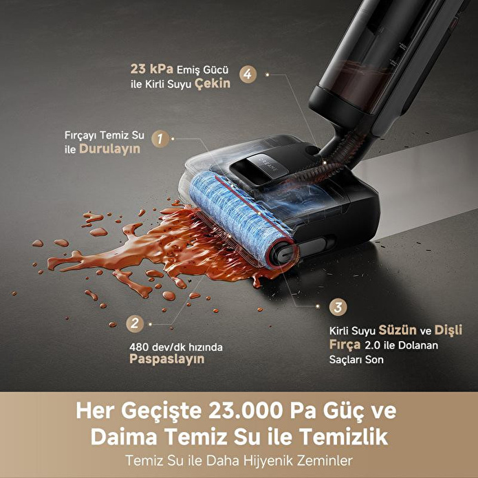 Dreame H15 Mix Islak Ve Kuru Süpürge