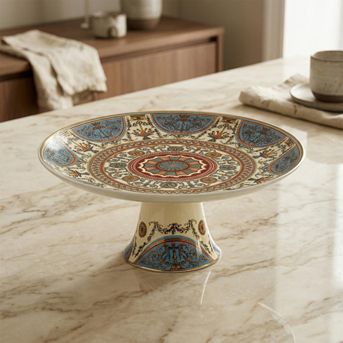 Lucky Art Rosea Bone 27 Cm Ayaklı Kek Standı