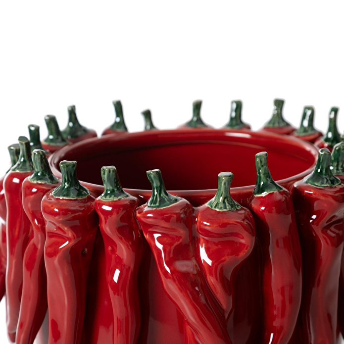 Mudo Home Chili Dekorati̇f Kase 25x25x19cm
