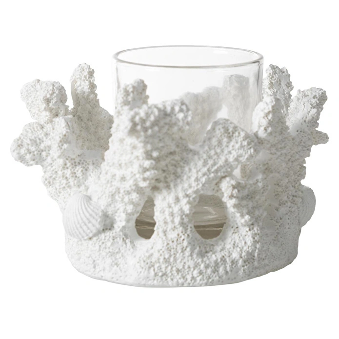 Mudo Home White Colar Mumluk 12x11x8 Cm