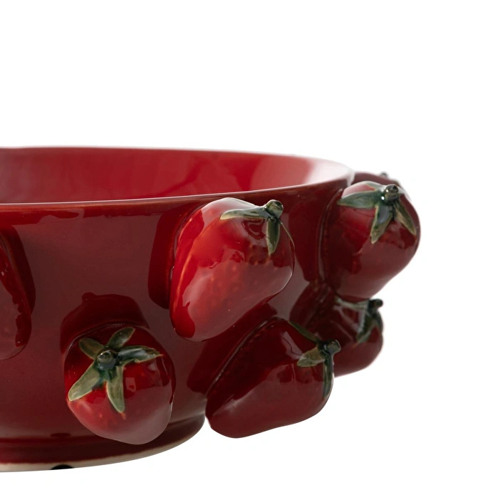 Mudo Home Strawberry Dekorati̇f Kase 32x32x12cm