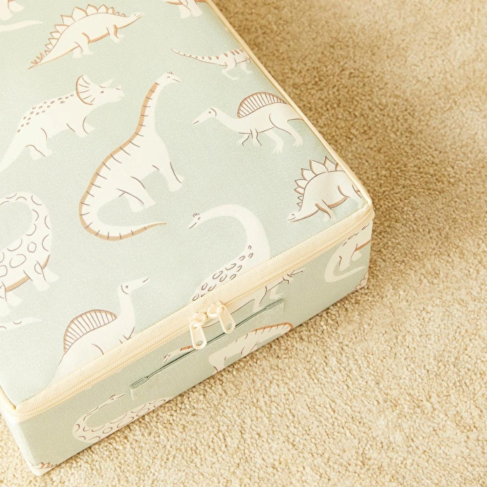 Ocean Home Textile 2'li Çocuk Odası Dinozor Destekli Kutu Hurç 31 X 38 X 12 Cm