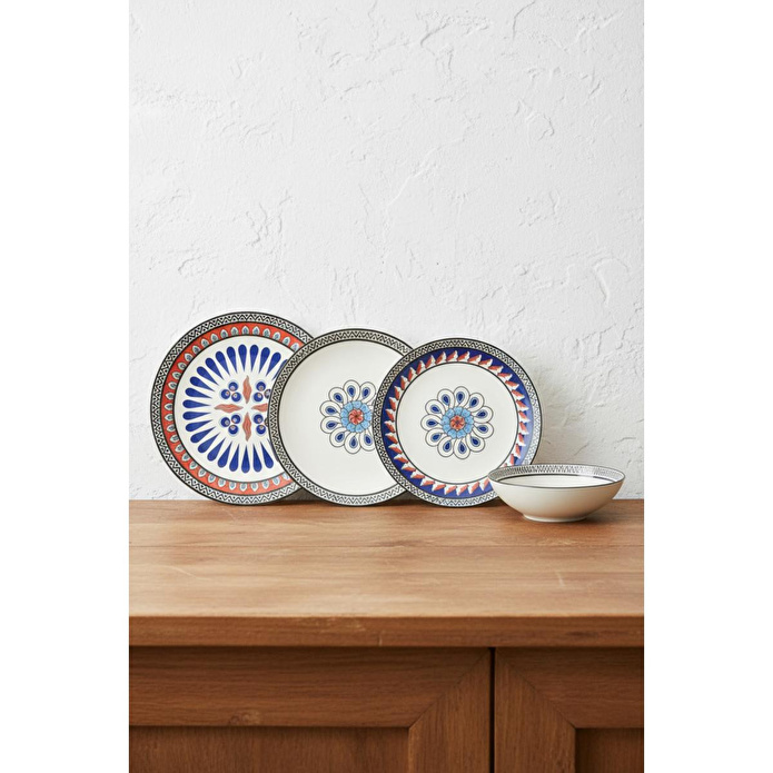 Bernardo İkonyum 24 Parça Porselen Yemek Takımı