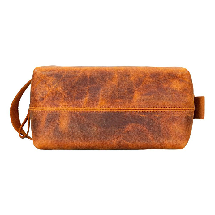 Bloominbag Voyage Golden Sand Hakiki Deri Dopp Kit – X Large