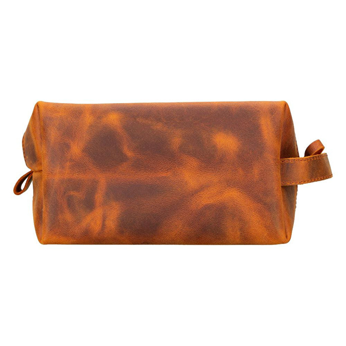 Bloominbag Voyage Golden Sand Hakiki Deri Dopp Kit – X Large