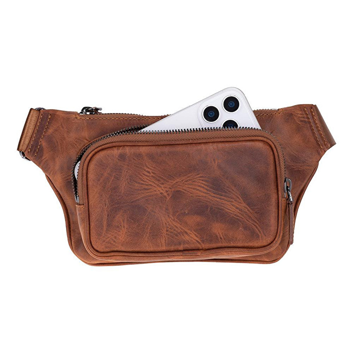 Bloominbag Bloombag Heritage Saddle Hakiki Deri Crossbody Belt Bag