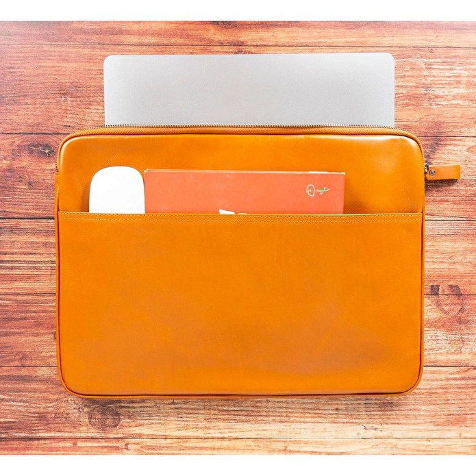 Bloominbag Torino Siena Tan Super Slim 16inç Laptop / Macbook Kılıf
