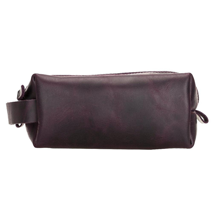 Bloominbag Voyage Dusty Plum Hakiki Deri Dopp Kit – X Large