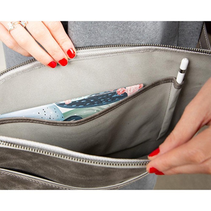 Bloominbag Torino Ash Gray Super Slim 16inç Laptop / Macbook Kılıf