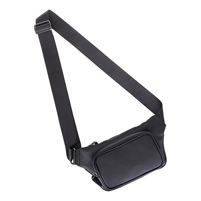 Bloominbag Bloombag Noir Black Hakiki Deri Crossbody Belt Bag