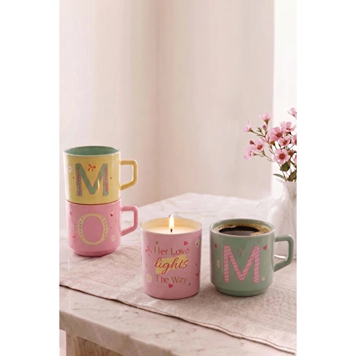 Rakle Mom With Love Stackable 4'lü Hediye Seti 180 Cc / 110 Gr