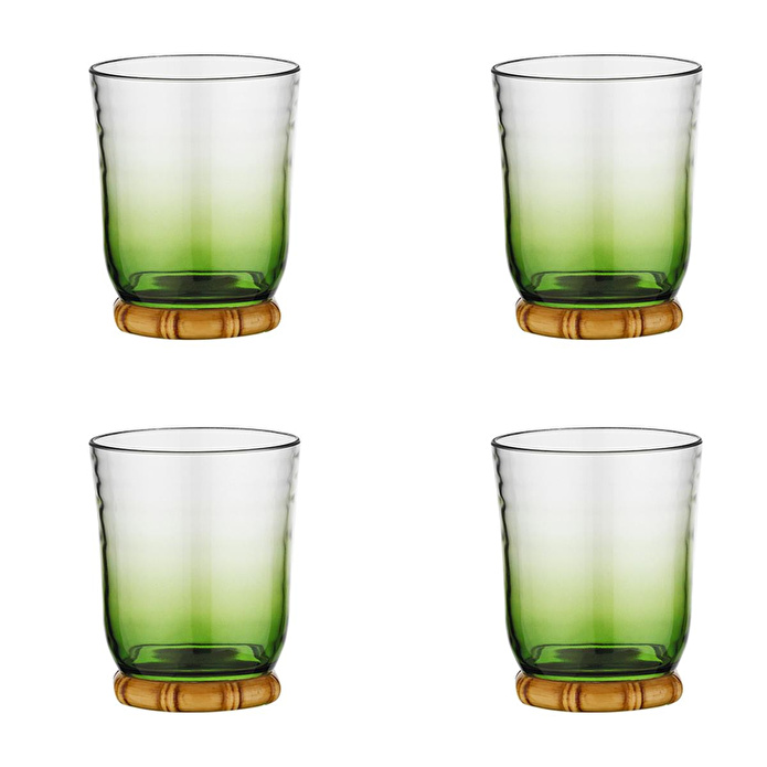 Lucky Art Palma Akrilik 4’lü Su Bardağı Seti 410 Ml