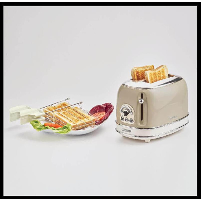 Ariete Vintage Ekmek Kızartma Makinesi - 2 Dilim, Bej