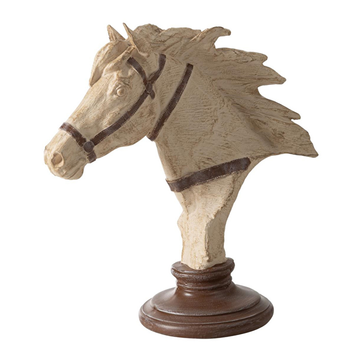 Mudo Home Brown Horse Bi̇blo 40x18x37 Cm