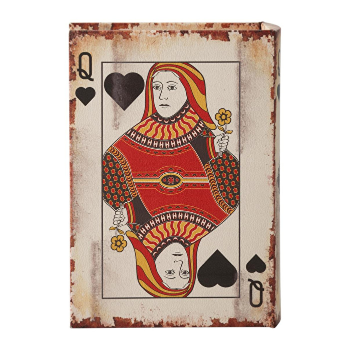 Mudo Home Quuen Of Spades Ki̇tap Kutu 19x7x27 Cm