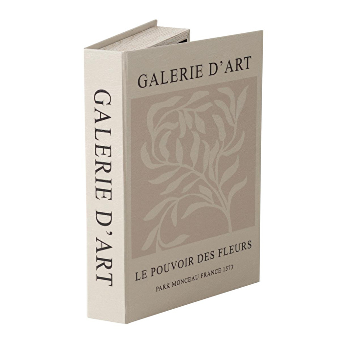 Mudo Home Galerie D'art Ki̇tap Kutu 19x30 Cm