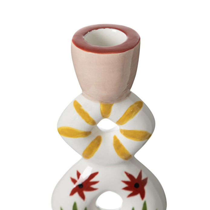 Mudo Home Floral Mumluk 8x8x21 Cm