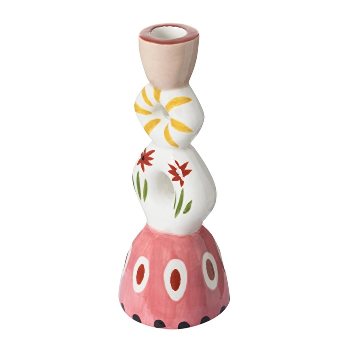 Mudo Home Floral Mumluk 8x8x21 Cm