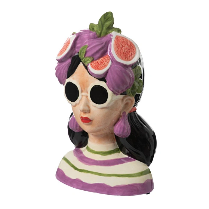 Mudo Home Purple Lady Vazo 15x11x23 Cm
