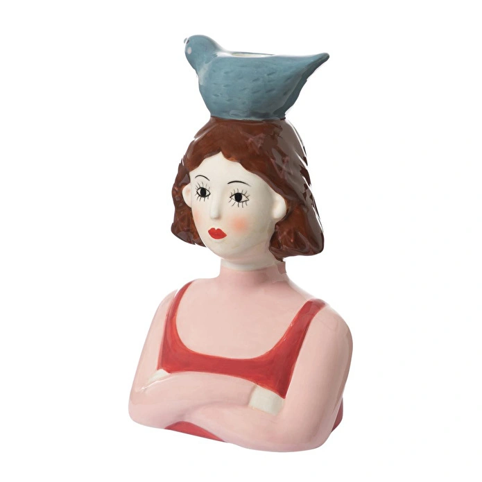Mudo Home Birdy Lady Mumluk 13x9x20 Cm