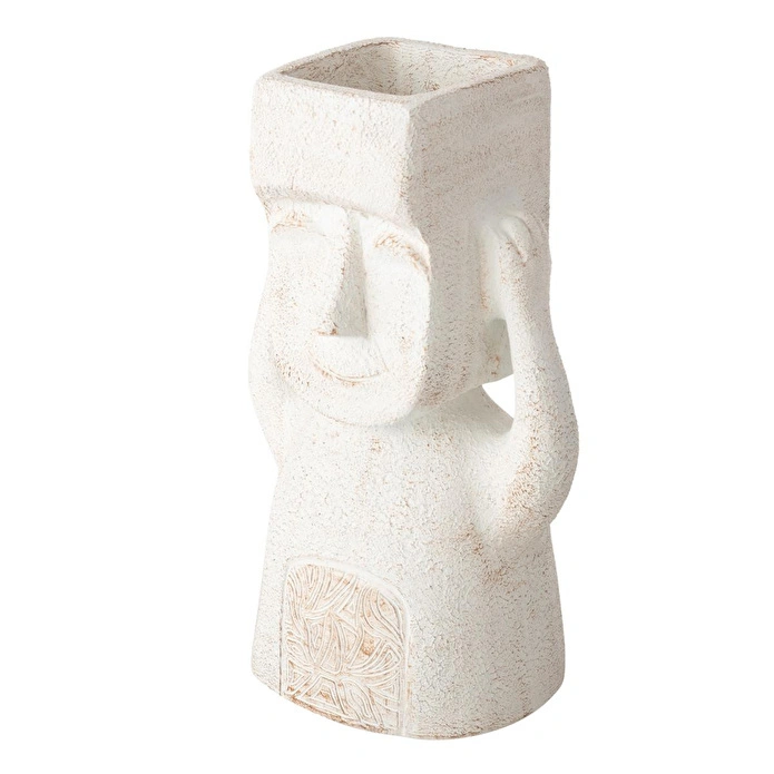 Mudo Home Auvi̇di̇ Bi̇blo Beyaz 21x14x36 Cm