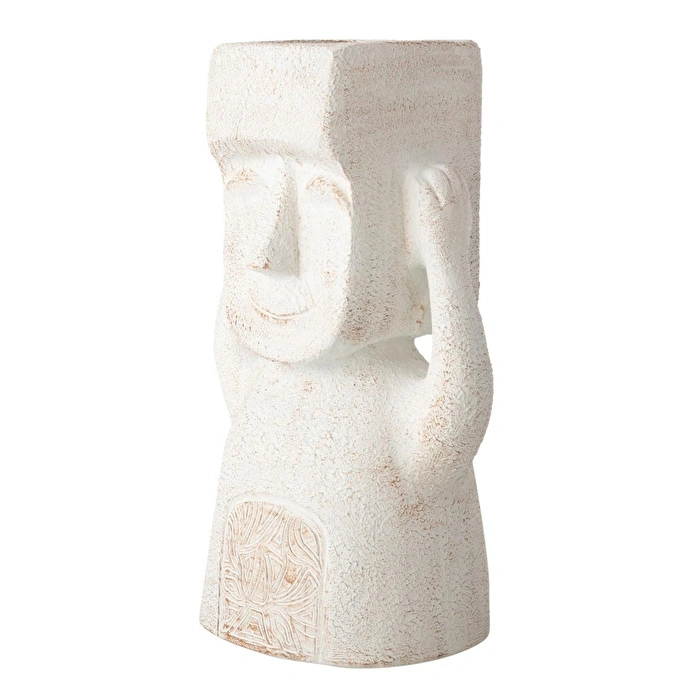 Mudo Home Auvi̇di̇ Bi̇blo Beyaz 21x14x36 Cm