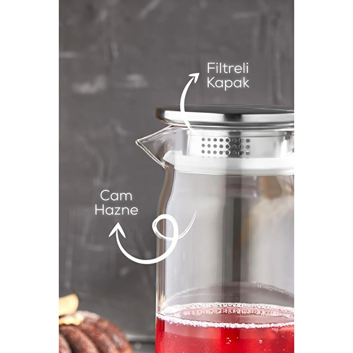 Vienev 1200 Ml Cam Sürahi