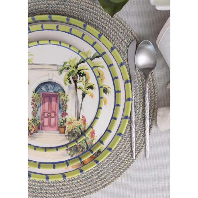 The Mia Palma Pasta Tabağı 6lı Set 19 Cm