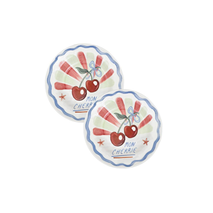 The Mia Italian Summer Yemek Tabağı 2 Li Set 22 Cm