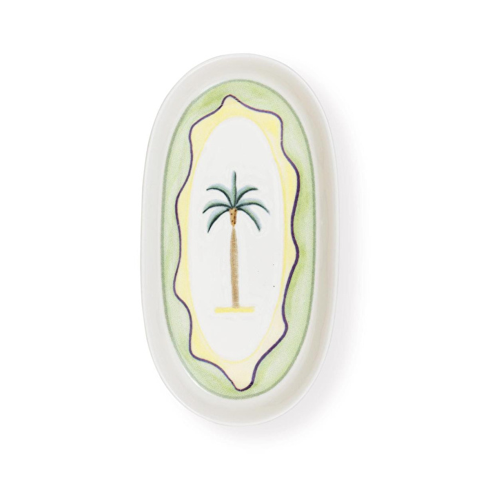 The Mia Italian Summer Oval Servis Tabağı 2li 23 Cm