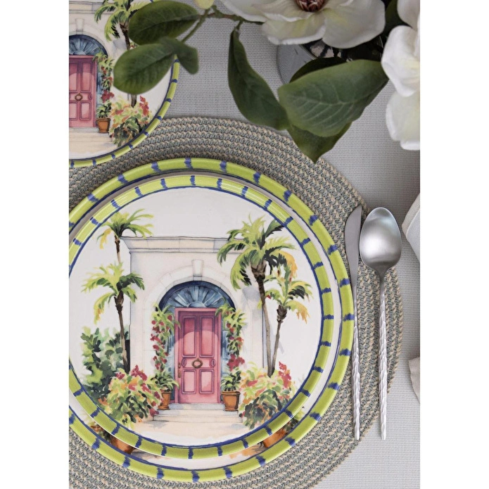The Mia Palma Servis Tabağı 6lı Set 26 Cm