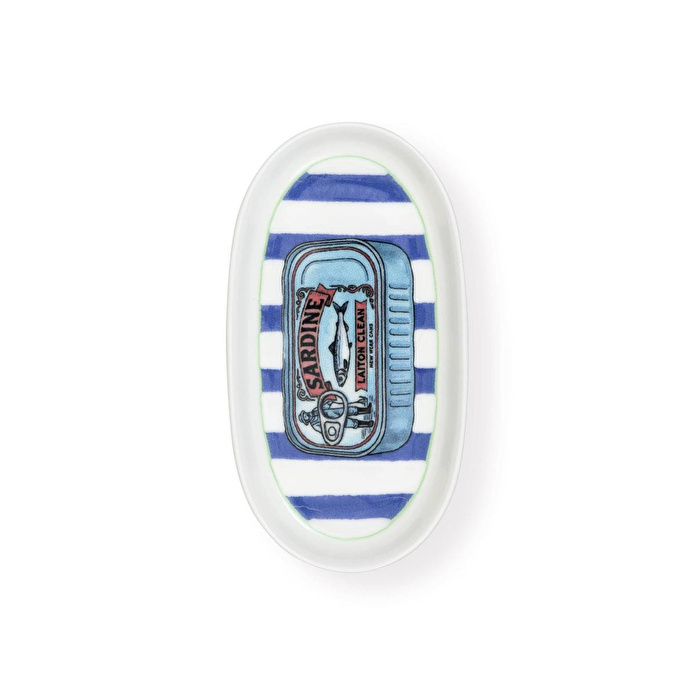 The Mia Palma Oval Servis Tabağı 4lü 17 Cm
