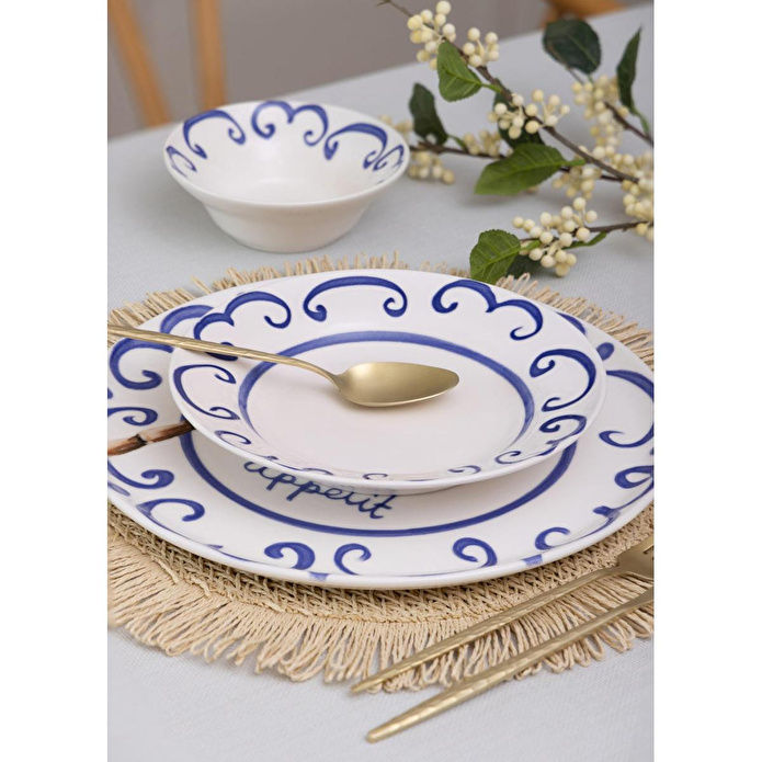 The Mia Palma Yemek Tabağı 6lı Set 20 Cm