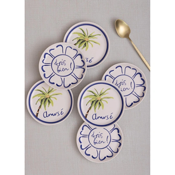 The Mia Palma Sosluk Çerezlik 6lı Set 10 Cm