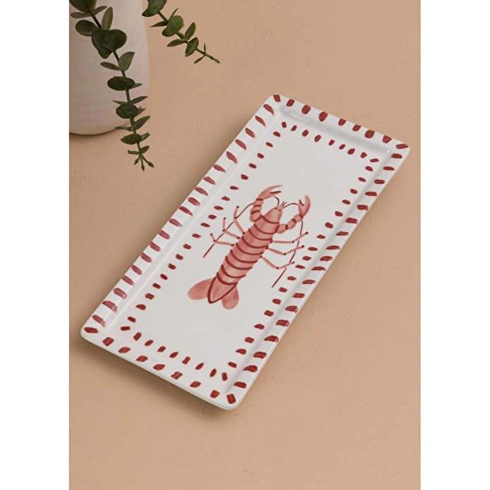 The Mia Italian Summer Dikdörtgen Servis Tabağı 35x16 Cm