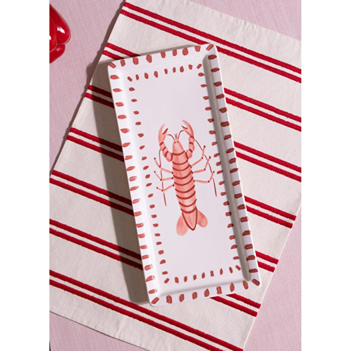 The Mia Italian Summer Dikdörtgen Servis Tabağı 35x16 Cm