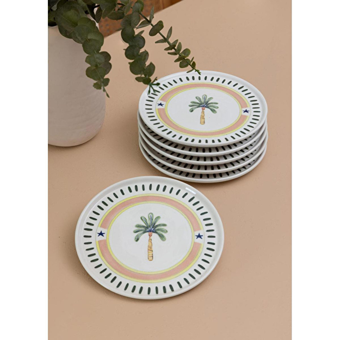 The Mia Italian Summer Servis Tabağı 6lı Set 26 Cm
