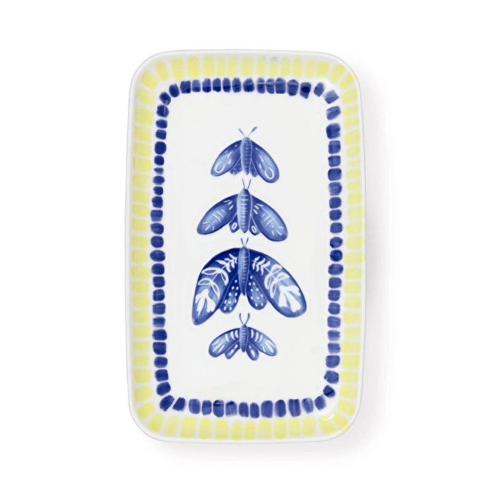 The Mia Palma Dikdörtgen Servis Tabağı 31x20 Cm
