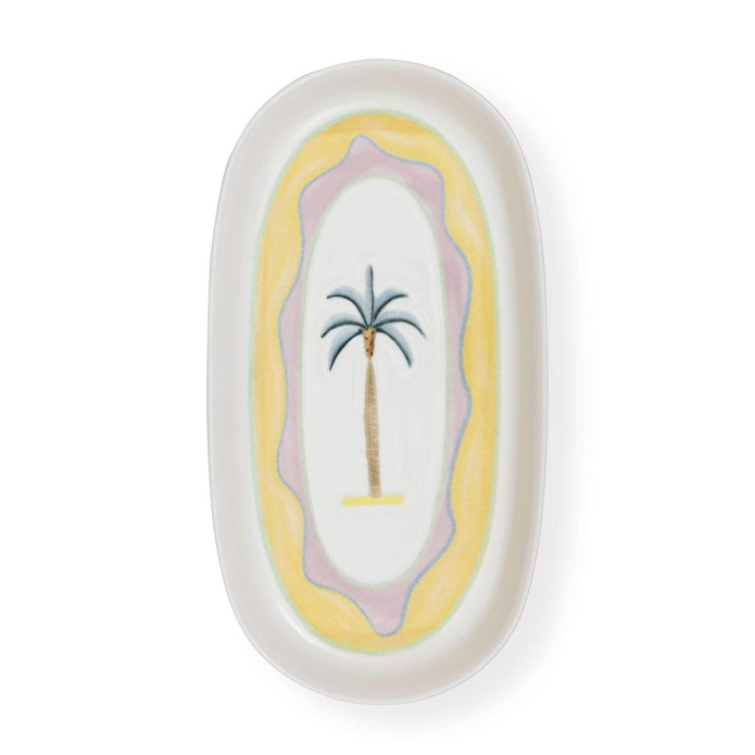 The Mia Italian Summer Oval Servis Tabağı 2li 29 Cm