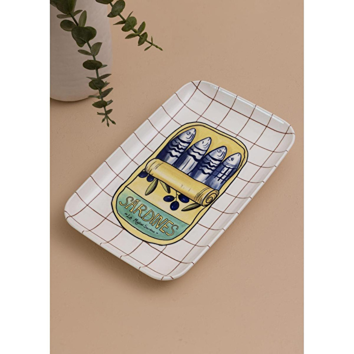 The Mia Italian Summer Dikdörtgen Servis Tabağı 31x20 Cm