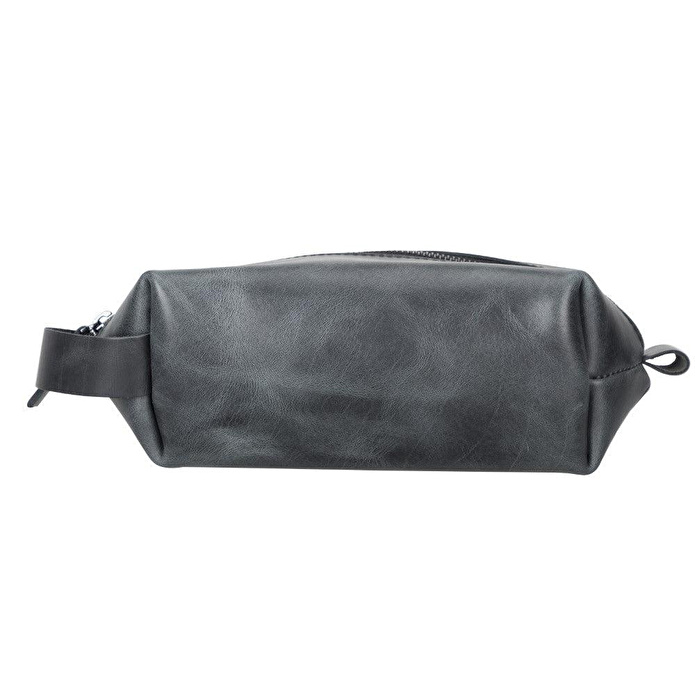 Bloominbag Voyage Marine Blue Hakiki Deri Dopp Kit – Large