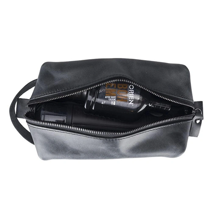 Bloominbag Voyage Marine Blue Hakiki Deri Dopp Kit – Large